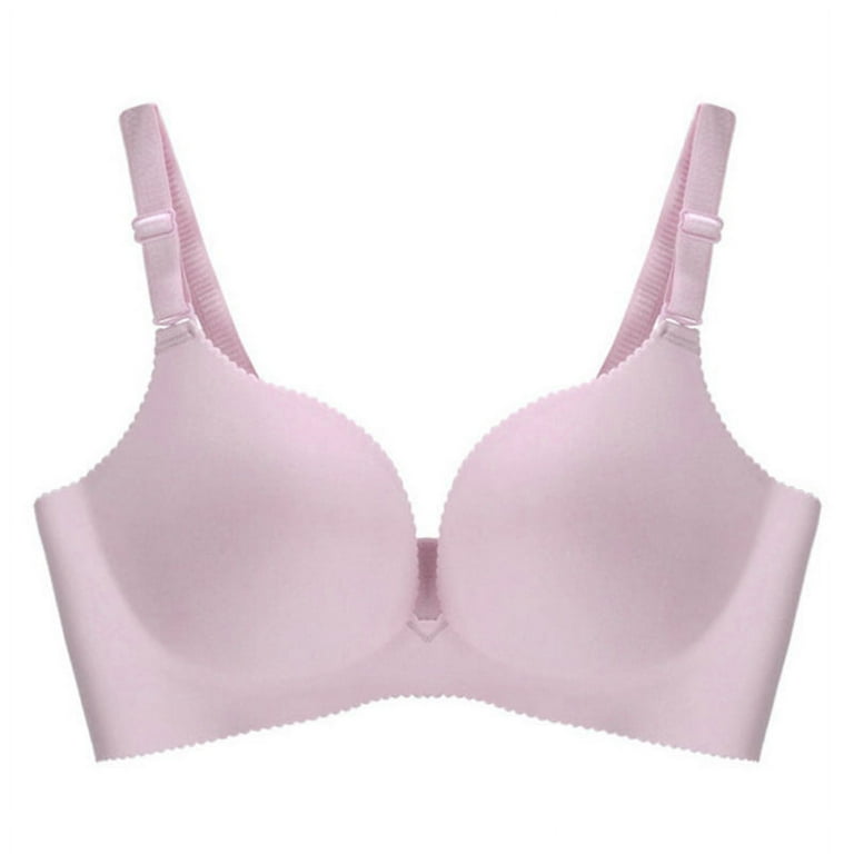 Abcelit Clearance! Sexy Plus Size Deep U Cup Bras For Women Push Up  Lingerie Seamless Bra Wire Free Bralette Backless Plunge Intimates Female  Under Pink 42 C 