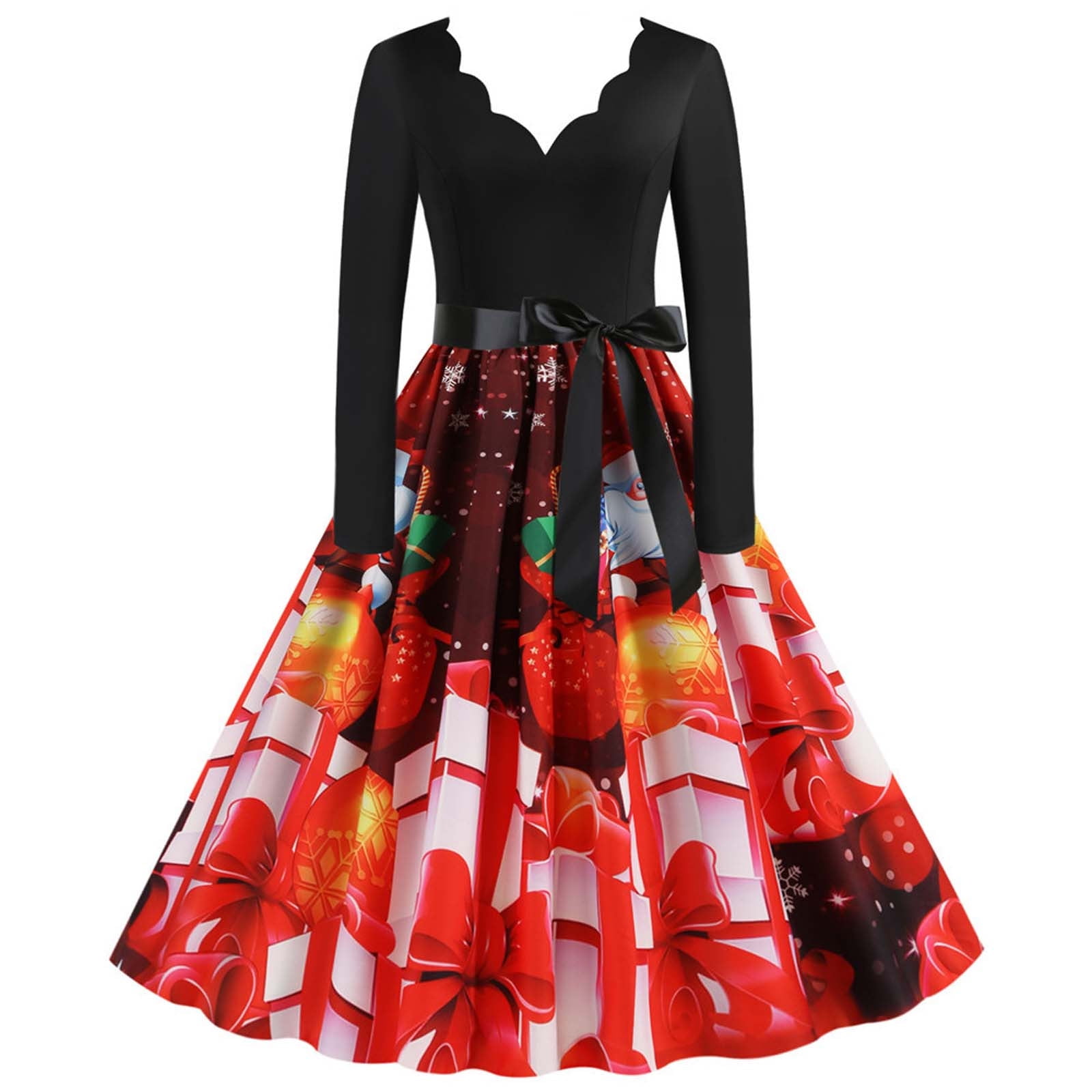 christmas dresses 2020 Amazon.com: Long Christmas Dresses for Women, Fashion V-Neck Casual Slim Dress Printed Sleeve Dresses Ugly Sweater Dresses Women Teens Party Dress Vintage Dresses Sexy Dress Maxi (4XL, Green) : Clothing, Shoes &