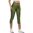 thumbnail image 1 of Abcnature Leggings for Women, Tie-dye Yoga Pants, Breathable Hip Lifting Exercise Pants, Bubble Yoga Ninth Pants Green XS, 1 of 4