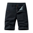 thumbnail image 1 of Abcnature Men's Athletic Shorts, Sports Gym Running Short Pants, Fashion Men's Pocket Zipper Buttons Solid Leisure Time Tooling Shorts, Cargo Casual Hiking Shorts Black 34, 1 of 3
