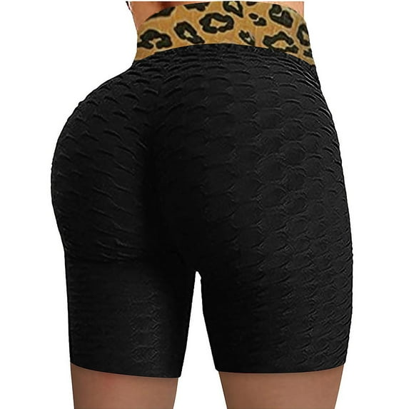Abcnature Plus Size Shorts, Womens Athletic Shorts, Women Basic Slip Bike Shorts, Compression Workout Leggings Yoga Shorts, Comfy Beach Shorts, Yoga Pants, Cycling Sport Shorts Black S