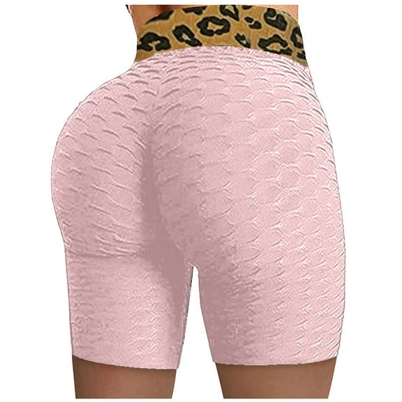 Abcnature Plus Size Shorts, Womens Athletic Shorts, Women Basic Slip Bike Shorts, Compression Workout Leggings Yoga Shorts, Comfy Beach Shorts, Yoga Pants, Cycling Sport Shorts Pink S
