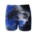 thumbnail image 1 of Abcnature Plus Size Shorts, Womens Athletic Shorts, Women Buttocks High Waist Printing Bandage Sweats Yoga Shorts, Comfy Beach Shorts, Yoga Pants, Cycling Sport Shorts Blue S, 1 of 2