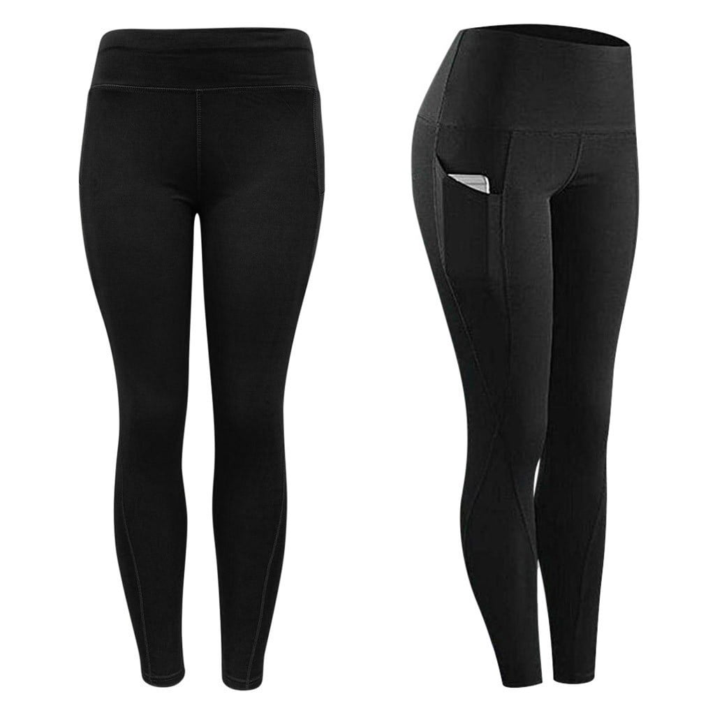 Neleus 3-Pack High Waist Tummy Control Leggings – Running, Yoga, Workout, Non See-Through