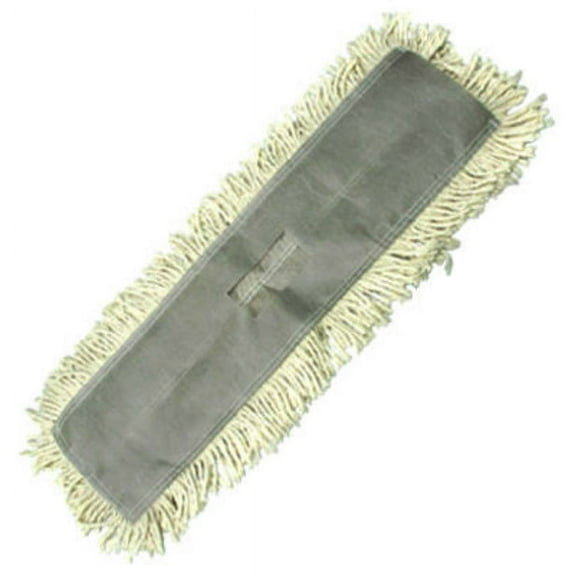 Abco DM-41124 Tie-Less Style Loop-End Dust Mop, Natural, 5" x 24", Each