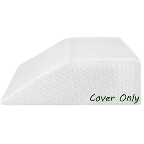 Abco Tech Leg Pillow Cover - Fits Leg Elevation Pillow - Replacement Wedge Pillow Cover Only - Washable Wedge Pillow Case