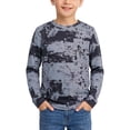 thumbnail image 1 of Abcomgle Boys Long Sleeve Shirts 7-8 Crewneck Fall Tee for Boys Casual Basic Top for Boys Fashion 3D Print Boys Tee Tops, 1 of 6