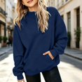 thumbnail image 1 of Abcomgle Girls Half Zip Sweatshirt 7-8 Oversized Long Sleeve Pullover for Kids Cute Fashion Fleece Girls Half Zip Sweater with Pockets, 1 of 6