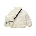 thumbnail image 1 of Abcomgle Girls Puffer Jackets Size 7-8 Winter Stand Collar Puffer Jacket Kids Warm Lightweight Winter Coats for Boys Quilted Padded Winter Jacket for Toddler Boys, 1 of 9