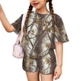 thumbnail image 1 of Abcomgle Girls Short Sets Size 10-12 Girls Two Piece Outfits Camo Short Sleeve Tee Top and Elastic Waist Shorts Cute Trendy Girls Outfits, 1 of 6