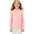 thumbnail image 1 of Abcomgle Girls Sweatshirt 14-16 Loose Mock Neck Long Sleeve Girls Pullover Top Casual Solid Color Shirt for Teen Girls Cotton Fall Clothes for Tween Girls, 1 of 6