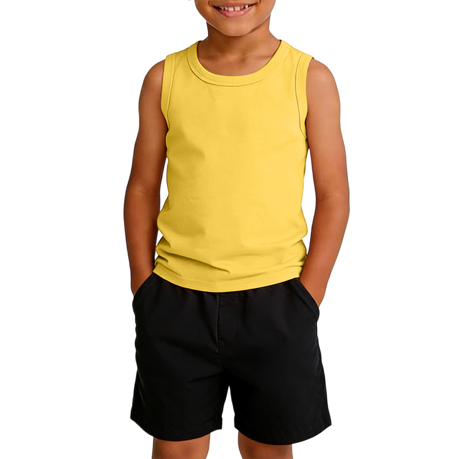 Abcomgle Kids Tank Tops For Boys Sleeveless Casual Summer Teens Boys 