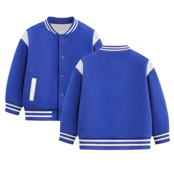 Abcomgle Kids Varsity Baseball Jacket Girls Boys Letterman Baseball Jacket Lightweight Colorblock Bomber Jackets for Girls Casual Sports Youth Baseball Jacket with Pocket