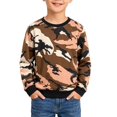thumbnail image 1 of Abcomgle Long Sleeve T Shirts for Boys 10-12 Athletic Camo Crewneck T-Shirts for Boys Fall Basic Top for Boys Loose Boys Layering, 1 of 4