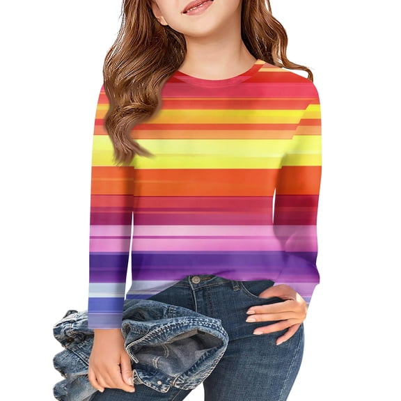 Abcomgle Mardi Gras Shirts for Girls Size 14-16 Carnival New Orleans Shirts for Kids Crewneck Long Sleeve Tee Shirts for Girls Parade Funny Party Top for Girls,2-3Years,Light Purple