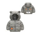 thumbnail image 1 of Abcomgle Toddler Girl Winter Coat 4t Cute Bear Ears Hooded Infant Outerwear Lightweight Puffer Padded Baby Winter Jacket Winter Warm Infant Puffer Coat, 1 of 8