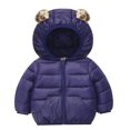 thumbnail image 1 of Abcomgle Toddler Girl Winter Coat 4t Cute Bear Ears Hooded Puffer Jacket Kids Lightweight Puffer Padded Winter Jacket for Toddler Boys Winter Warm Winter Coats for Boys, 1 of 6