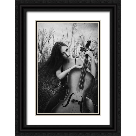 Abdillah, Djayent 23x32 Black Ornate Wood Framed with Double Matting Museum Art Print Titled - Evora