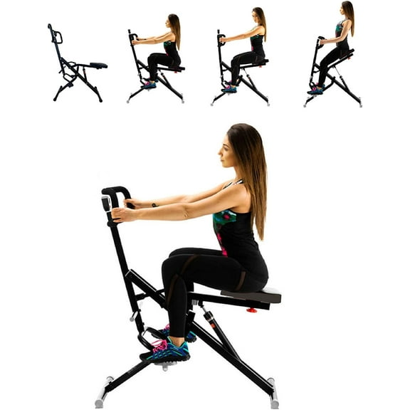 Abdominal AB Core Fitness Upright Squat Glutes Exercise Home Gym Workout Machine Full Body Core Training Fitness System 12 Hydraulic Adjustable Levels Cardio Strength Training