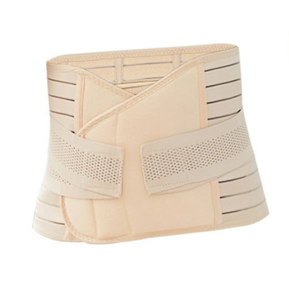 Abdominal Binder Post Surgery, Breathable Stretchable Fabric 3-in-1 Support System Pelvis Support Belt, Post-Surgery Complication Reduction for C Section Recovery (Not Specified