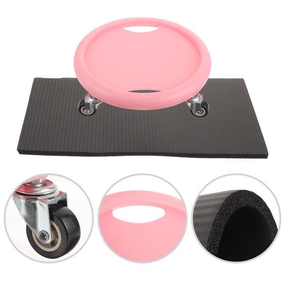 Beaupretty Workout Sliders Fitness Glide Plate Pink 1 Set
