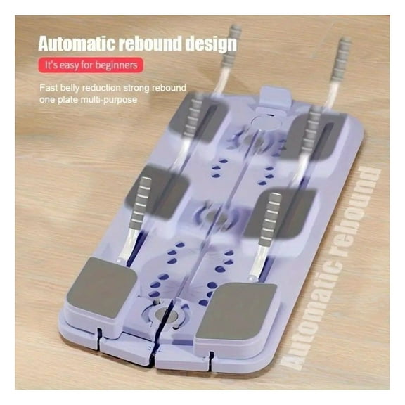 Abdominal Exercise Board, GymEssentials Non-Foldable Strength Training Board, Pilates Board Upgrade, Ski Machine, Core Workout Equipment, Purple