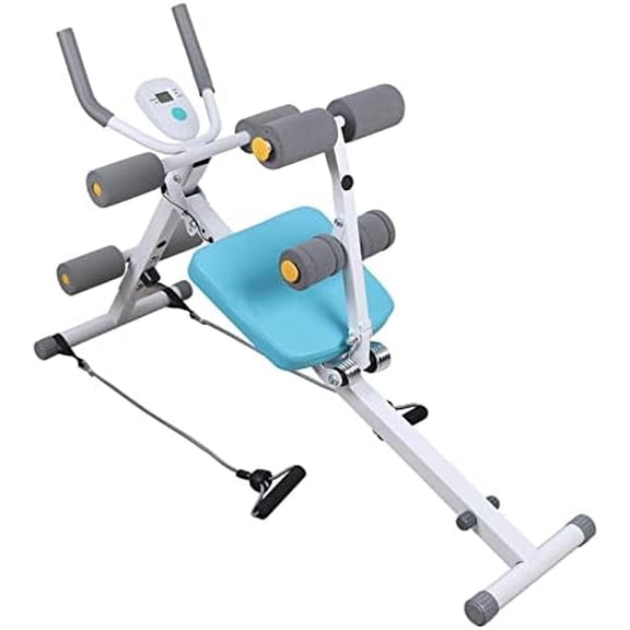Abdominal Exercise Machine, Height Adjustable Gym Equipment, Fitness Equipment with Led Screen, Ab Fitness Equipment, Multifunction Home Gym Equipment, Workout Machine for Home Workouts