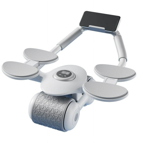 Abdominal Exercise Roller, Ab Roller Wheel With Timer, Abs Workout Equipment for Abdominal & Core Strength Training, Exercise Wheels for Home Gym, Fitness Equipment, Home Exercise Roller
