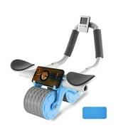 2025 New with timer Ab Abdominal Exercise Roller Elbow Support, abs roller wheel core exercise equipment, Automatic Rebound Abdominal Wheel