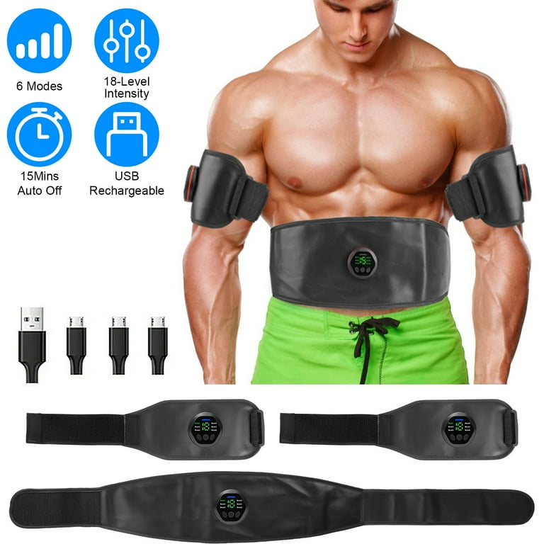 Abdominal Muscle Stimulator ABS Training Fitness Equipment with 6 Modes 18 Intensity Levels Home Office Walmart