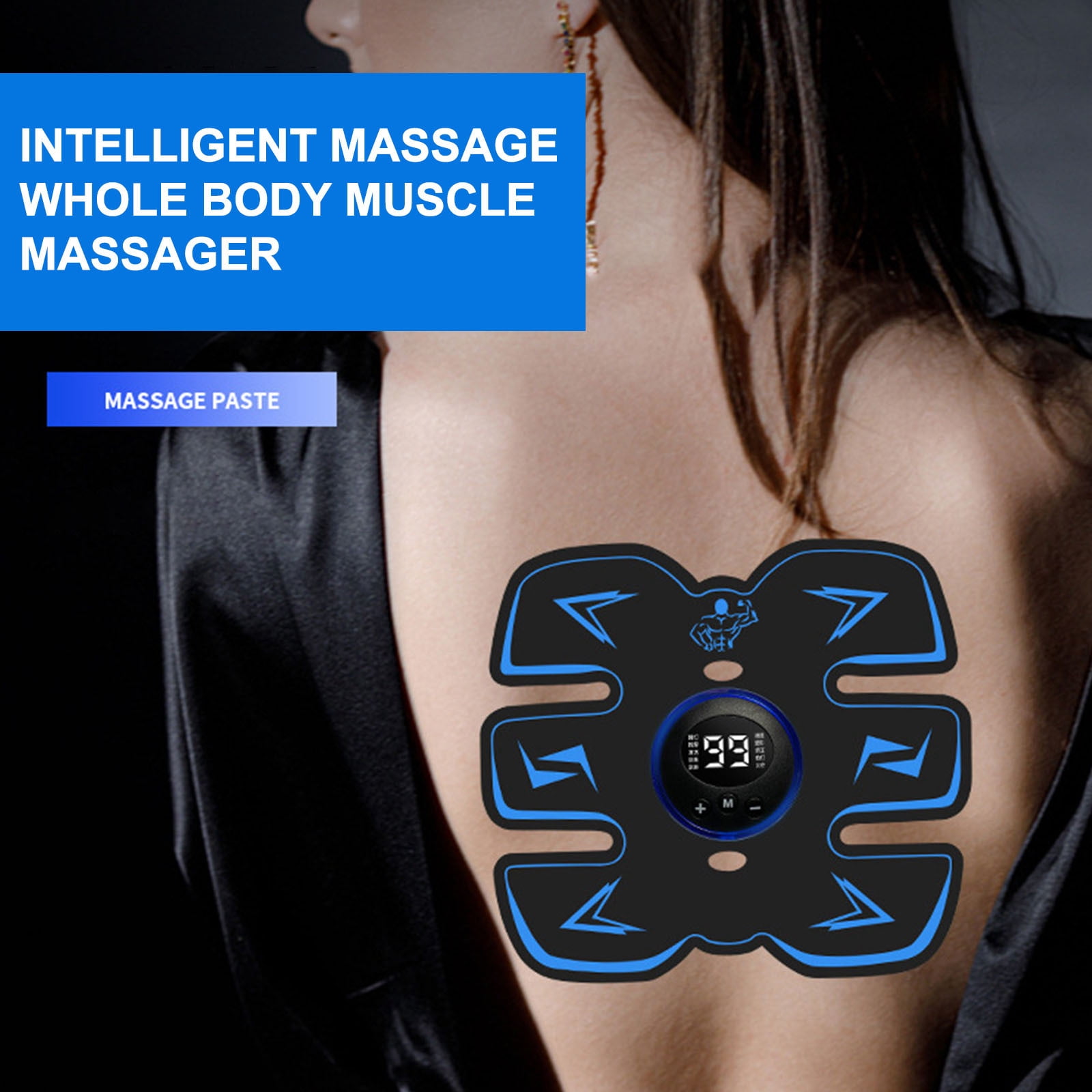 Abdominal Muscle Trainer Patch for Home Fitness | Low-Frequency EMS ...
