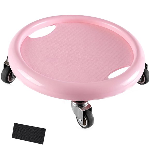 Abdominal Roller Wheel Disc with Knee Mat – 360° Rotating Core Slider, Silent 4-Wheel Ab Roller for Full Body Workout, Home Gym