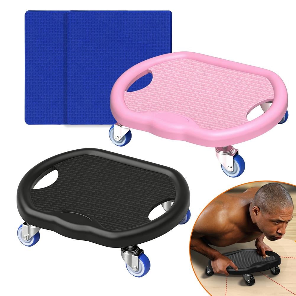 Abdominal Roller Wheel Disc with Knee Mat Low Noise 360 Rotation Core ...