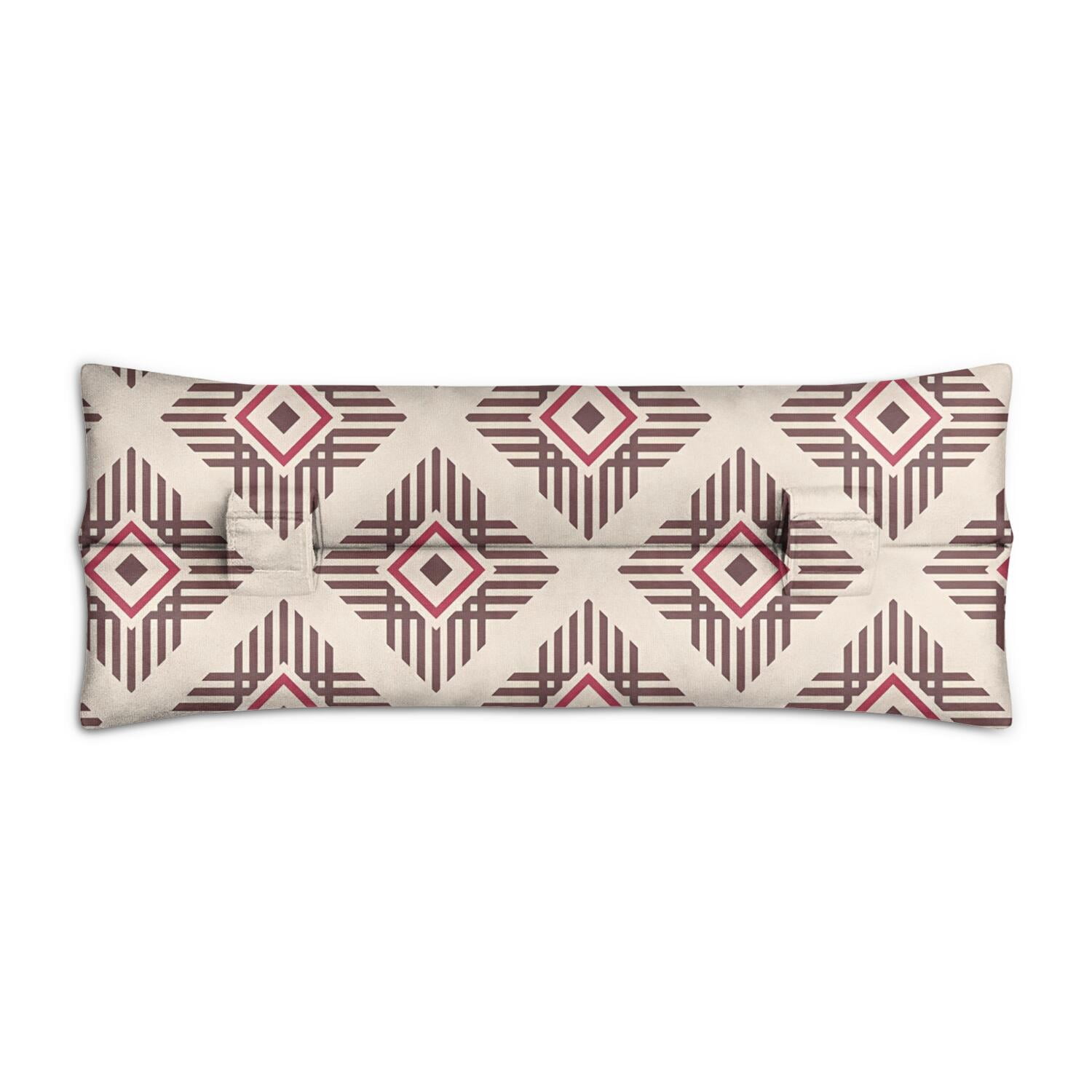 Abdominal Surgery Pillow Seatbelt Cushion for Hysterectomy Recovery (Striped Pattern)