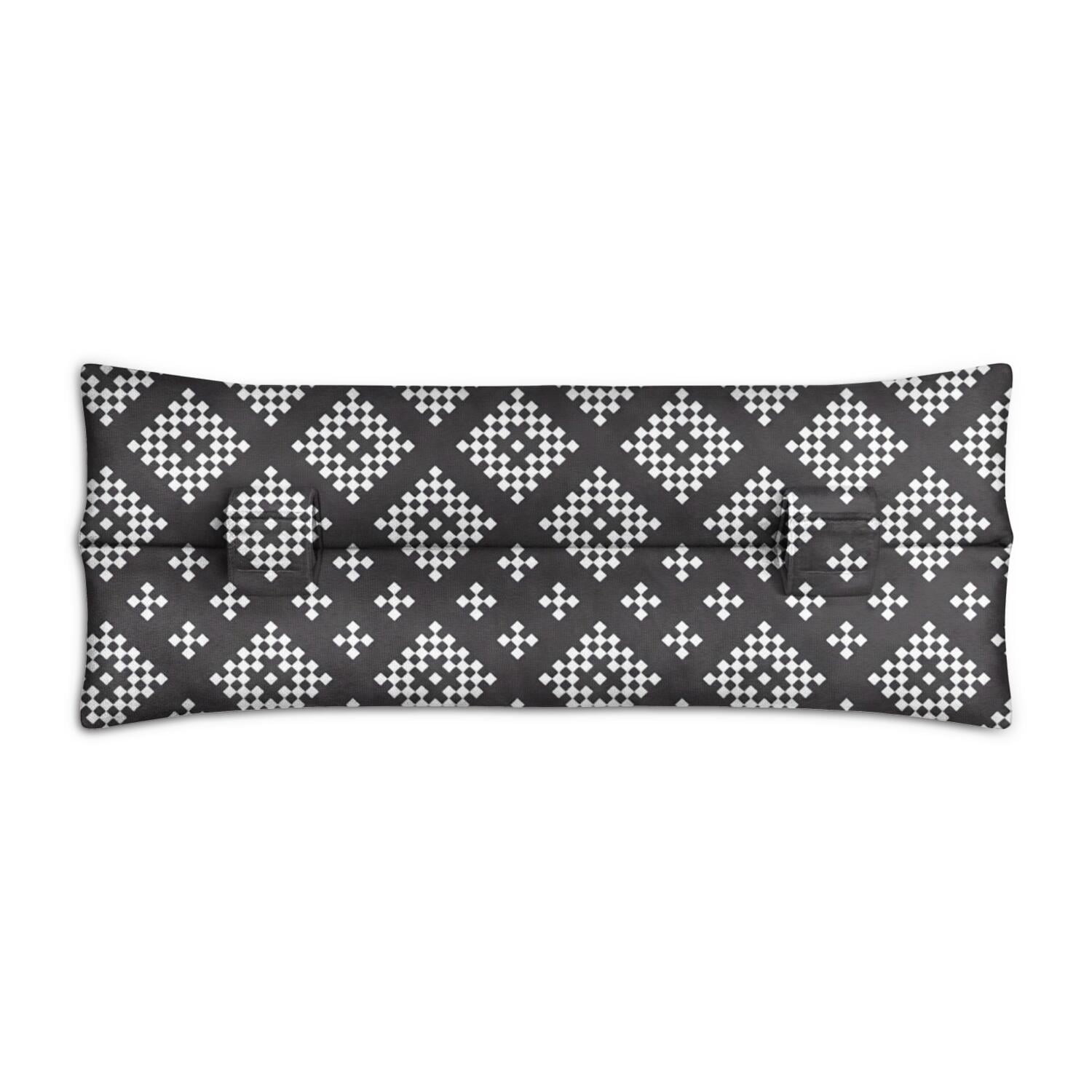 Abdominal Surgery Pillow Seatbelt Cushion for Hysterectomy Recovery (Striped Pattern)