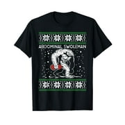 Abdominal Swoleman Yeti Fun Christmas Gym Weightlifter Gift T-Shirt