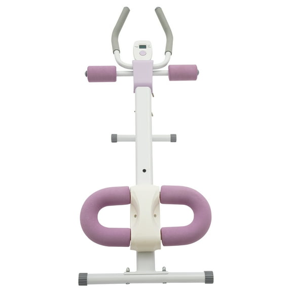 Abdominal Trainer Machine for Home Use, Adjustable Height, Non-Slip Foot Sleeves, LED Display, Full Body Workout, Comfortable and