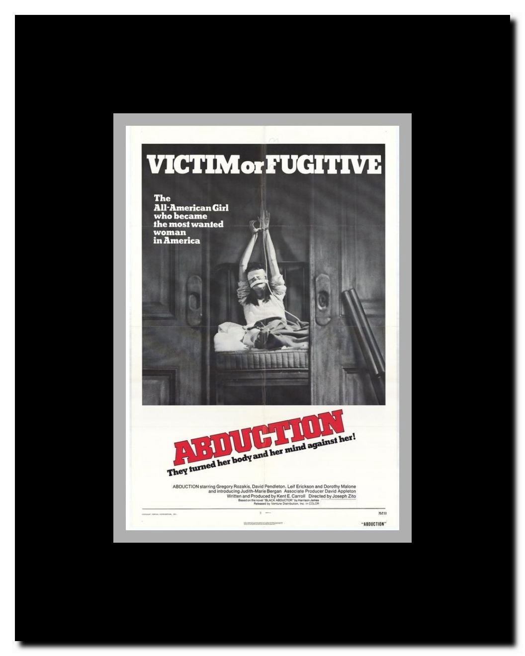 Abduction Framed Movie Poster