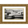 thumbnail image 1 of Abdulazim, Ahmed 32x20 Gold Ornate Wood Framed with Double Matting Museum Art Print Titled - Waiting For The Catch ..., 1 of 4