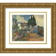 thumbnail image 1 of Abdy, Rowena Meeks 13x12 Gold Ornate Wood Framed with Double Matting Museum Art Print Titled - European Sketchbook III, 1 of 4