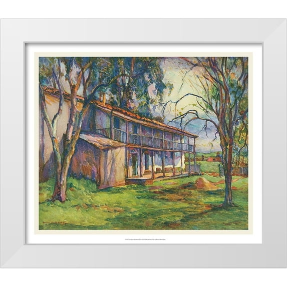 Abdy, Rowena Meeks 13x12 White Modern Wood Framed Museum Art Print Titled - European Sketchbook VI