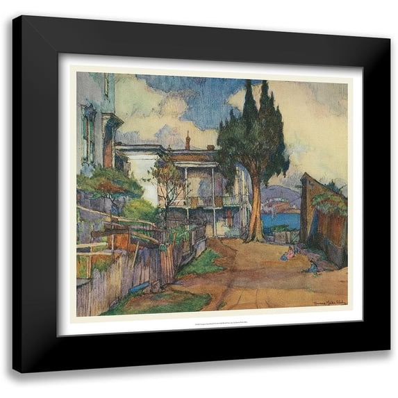 Abdy, Rowena Meeks 23x20 Black Modern Framed Museum Art Print Titled - European Sketchbook III