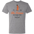 thumbnail image 1 of Abe Froman Sausage King Tri-Blend Tee, 1 of 2