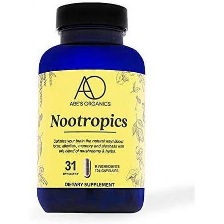 Abe's Organics - Nootropic - Boost Focus, Attention, Memory and Alertness