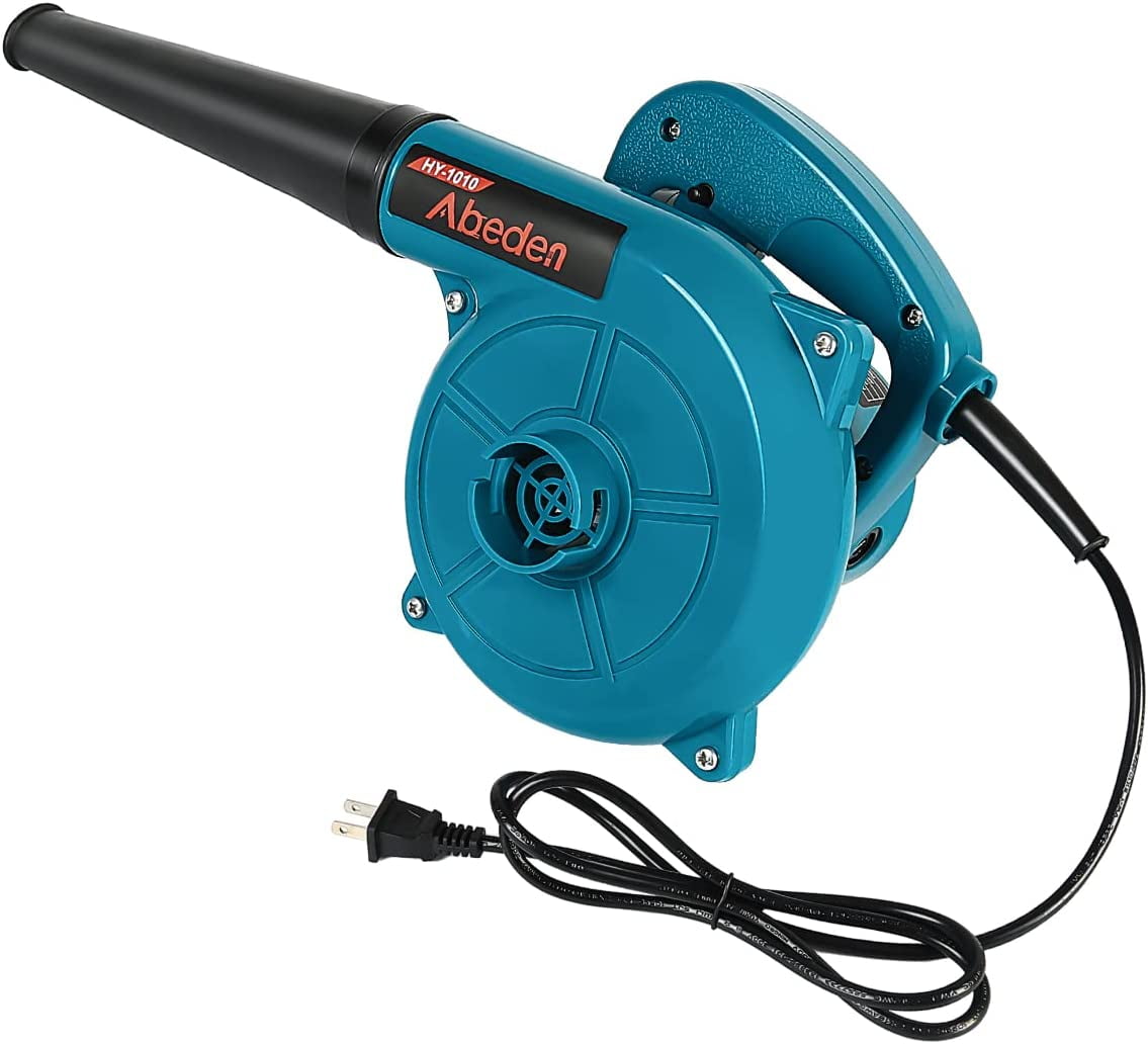 Corded Electric Leaf Blower,2 in 1 Small Handheld Lightweight Sweeper/Vacuum,110V 400W Portable Blower for Leaf/Snow/Dust Blowing