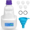 thumbnail image 1 of Abeden Refillable Bottle for swif--fer Wet Jet Mop - 500ML Leak-Proof HDPE Empty Cleaner Solution Bottle with 5 Silicone Gaskets & 1 Funnel Wood Care & Pet Safe, Eco-Friendly, 1 of 7