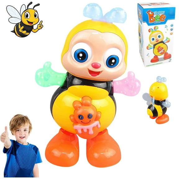 Abejita Chiquitita,Abejita Chiquitita De Plim Juguete,Musical Interactive Bee with Lights & Music,Singing Bee with Swinging Motion
