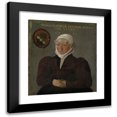 thumbnail image 1 of Abel Stimmer 12x13 Black Modern Framed Museum Art Print Titled - Portrait of Elisabeth Peyer of Working Hardhaps (1569), 1 of 5