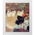thumbnail image 1 of Abel-Truchet, Louis 20x24 White Modern Wood Framed Museum Art Print Titled - Quadrille at the Tabarin Ball, 1 of 4