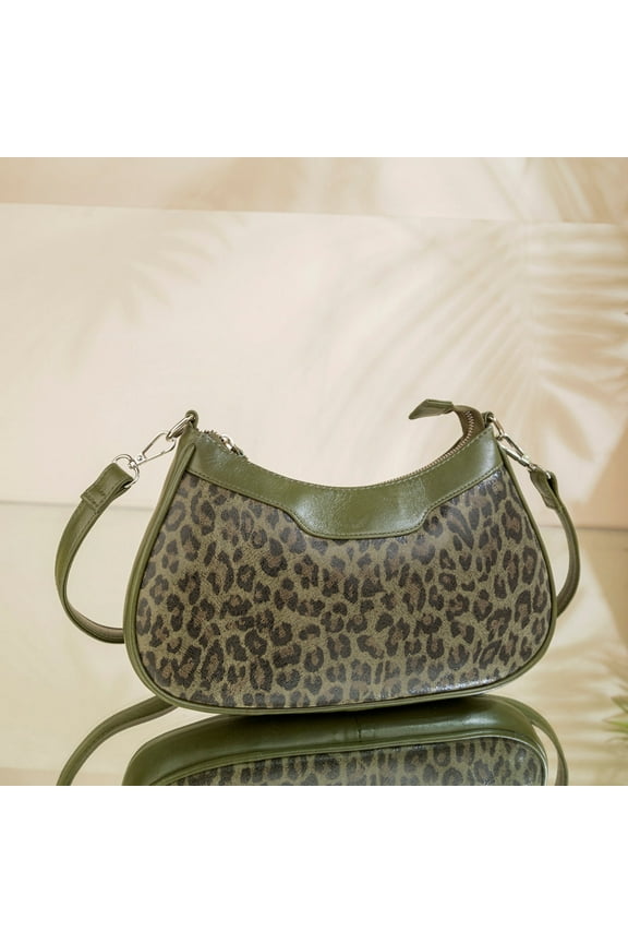 Abelardo Sassy Bag - Olive Shoulder Leather Bag